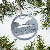 Acadia National Park Round Metal Ornament