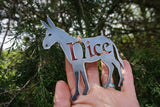 Nice Ass Donkey Metal Ornament