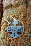 Kings Canyon National Park Round Metal Ornament
