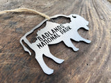 Badlands National Park Raw Steel Ornament South Dakota