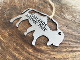 Badlands National Park Raw Steel Ornament South Dakota