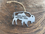 Badlands National Park Raw Steel Ornament South Dakota