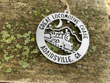 Great Locomotive Chase Adairsville, GA Train Locomotive Ornament 3.5"