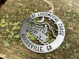 Great Locomotive Chase Adairsville, GA Train Locomotive Ornament 3.5"