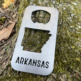 Arkansas State Rectangle Bottle Opener