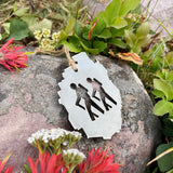 Adirondack State Park Hiking Metal Ornament