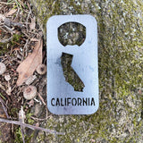 California State Rectangle Metal Bottle Opener