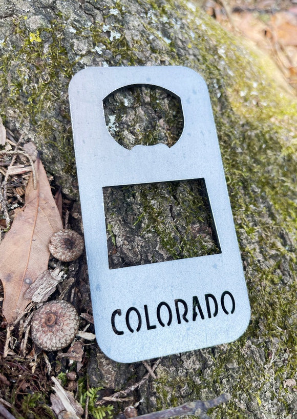 Colorado State Rectangle Bottle Opener