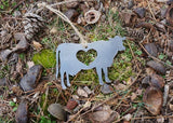 Cow Metal Ornament