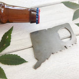 Connecticut State Metal Bottle Opener
