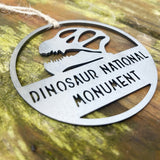 Dinosaur National Monument Camarasaurus Skull Ornament