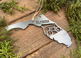 Florida State Biking Ornament