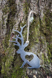 Jackalope Metal Ornament
