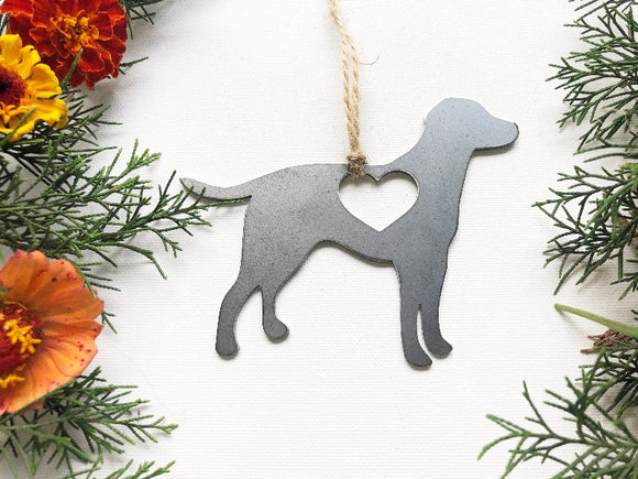 Labrador Retriever Dog Metal Ornament