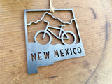 New Mexico State Mountain Bike Ornament