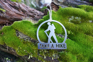 Take A Hike Hiker Ornament