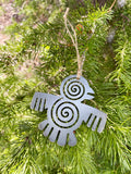 Thunder Bird Southwestern Raw Steel Ornament