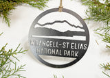 Wrangell–St. Elias National Park Raw Steel Ornament Alaska