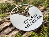 Yosemite National Park Raw Steel Ornament California
