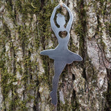 Ballerina Metal Steel Ornament