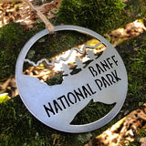 Banff National Park Round Metal Ornament