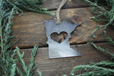 Minnesota State Metal Ornament