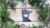 Minnesota State Metal Ornament