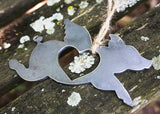 Flying Pig Metal Ornament