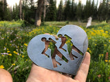 HIkers Ornament in Heart