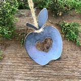 Apple Metal Steel Ornament