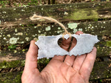 Puerto Rico Ornament with Heart
