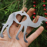 Camel Metal Steel Ornament