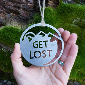 Get Lost Mountain Ornament