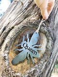 Queen Bee Metal Ornament
