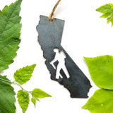 California State Hiking Ornament