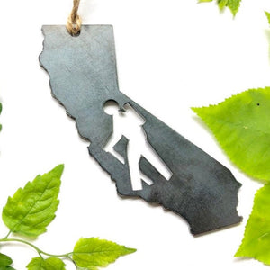 California State Hiking Ornament