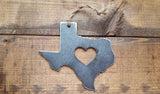 Texas State Metal Ornament